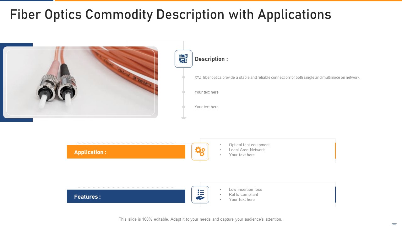 Fiber Optics Commodity Description With Applications Topics PDF