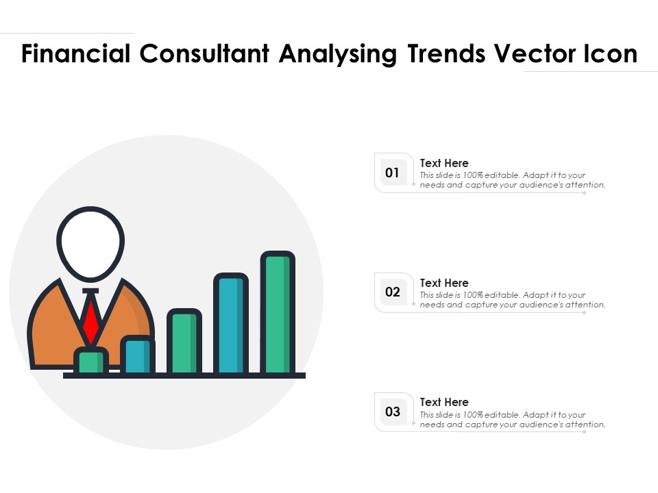 Financial Consultant Analysing Trends Vector Icon Ppt PowerPoint Presentation Styles Deck PDF