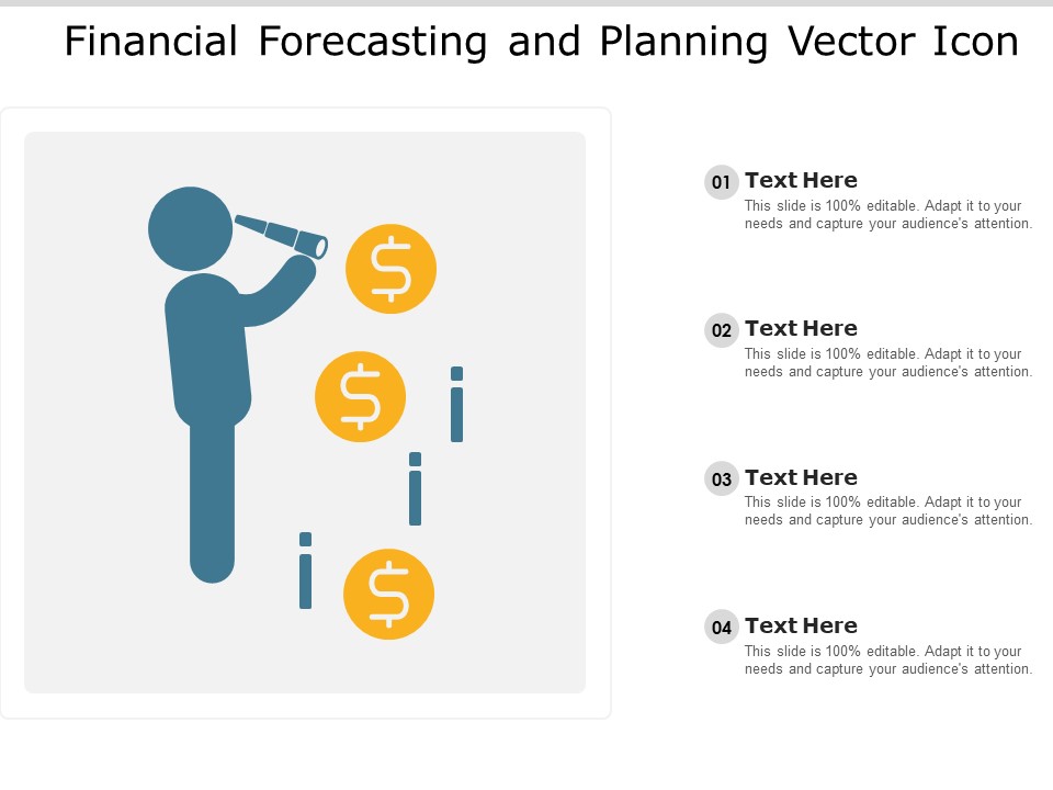 Financial Forecasting And Planning Vector Icon Ppt PowerPoint Presentation Gallery Ideas PDF