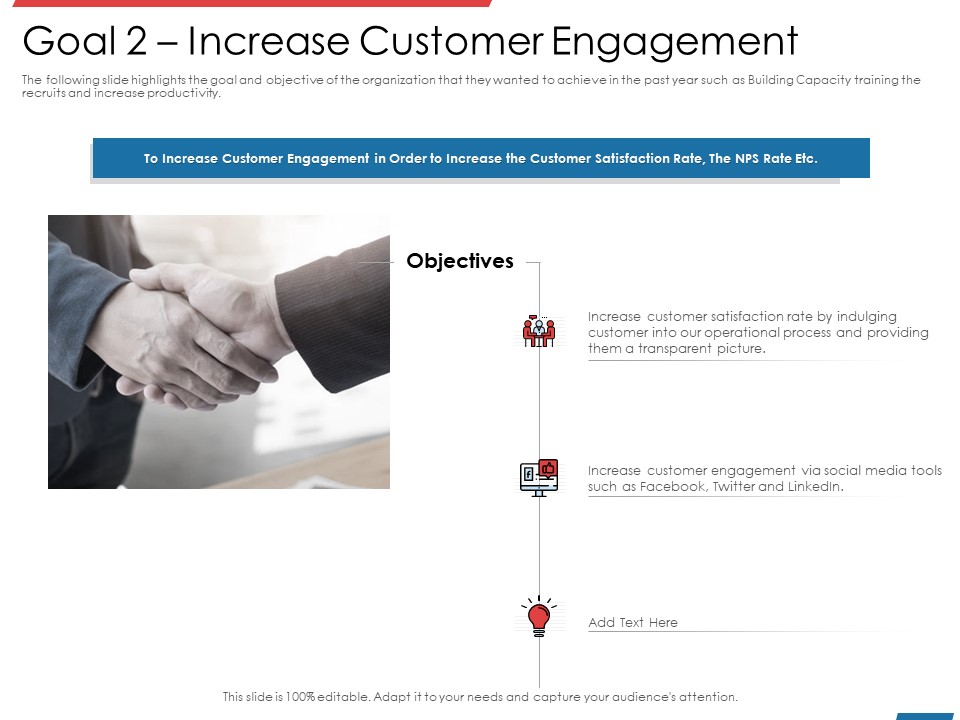 Financial PAR Goal 2 Increase Customer Engagement Ppt Layouts Background Images PDF
