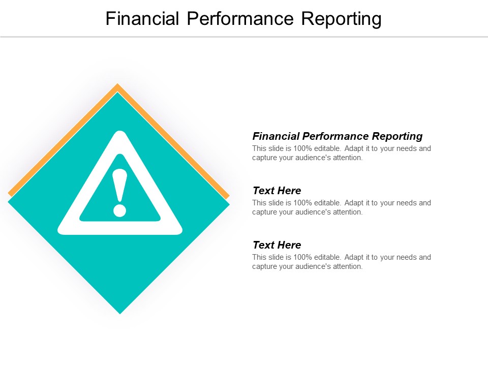 Financial Performance Reporting Ppt PowerPoint Presentation Pictures Format Cpb