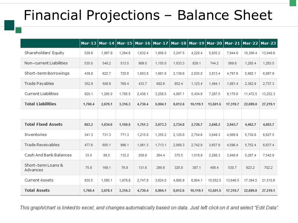 Financial Projections Balance Sheet Ppt PowerPoint Presentation Show Microsoft