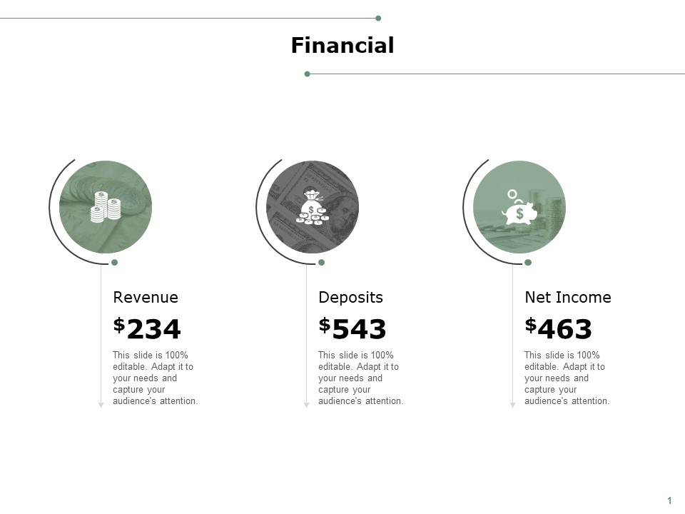 Financial Revenue Deposits Ppt PowerPoint Presentation Infographics Clipart