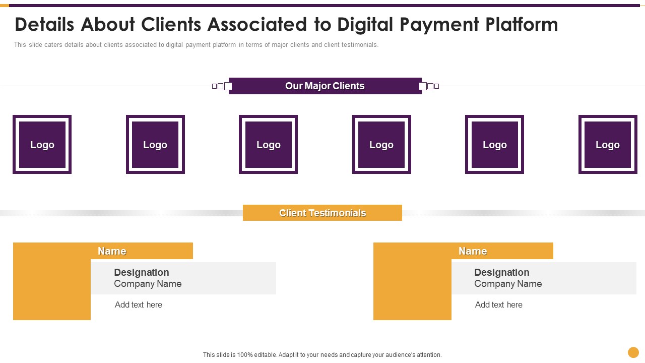 Financing Payment Processing Details About Clients Associated To Digital Payment Platform Ideas PDF