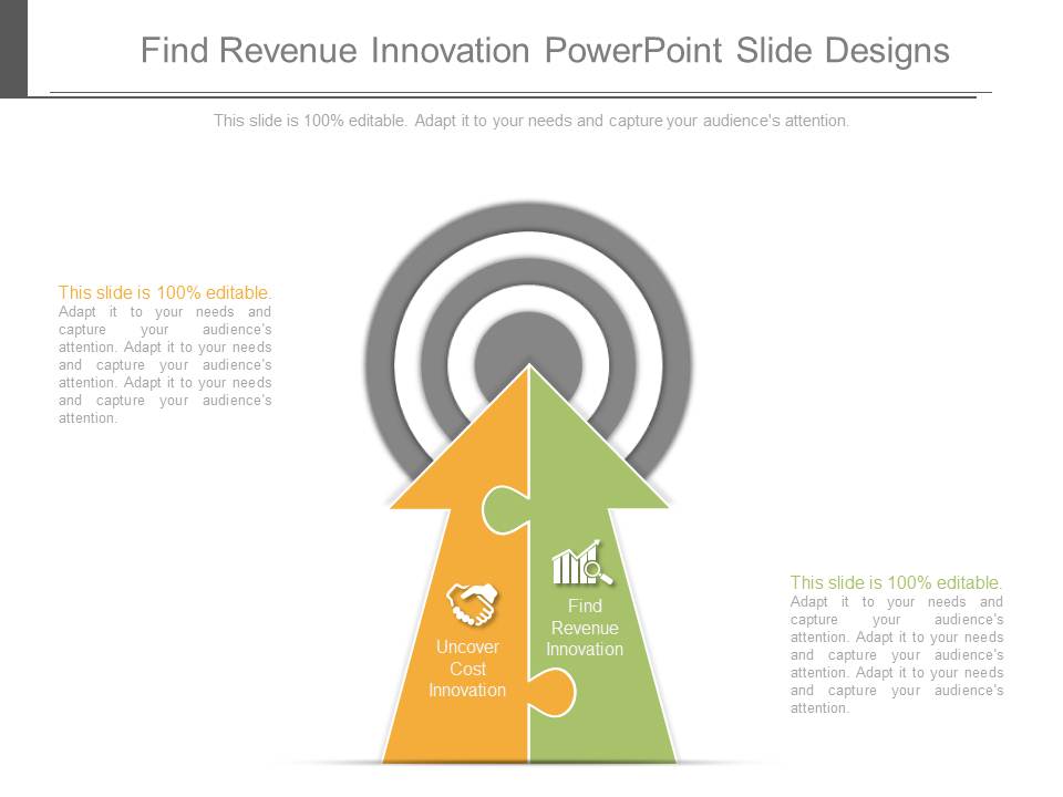 Find Revenue Innovation Powerpoint Slide Designs