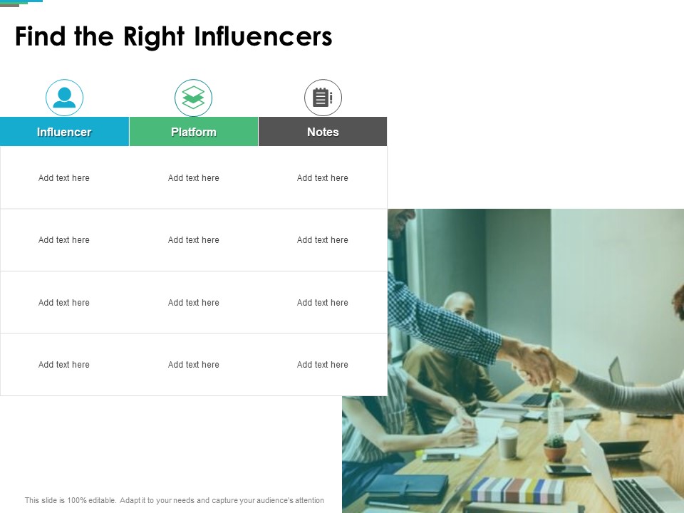 Find The Right Influencers Ppt PowerPoint Presentation Infographic Template Background Image