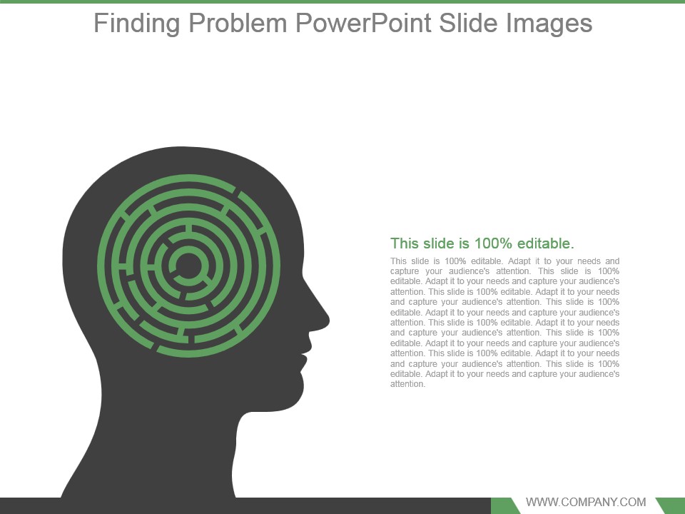 Finding Problem Powerpoint Slide Images
