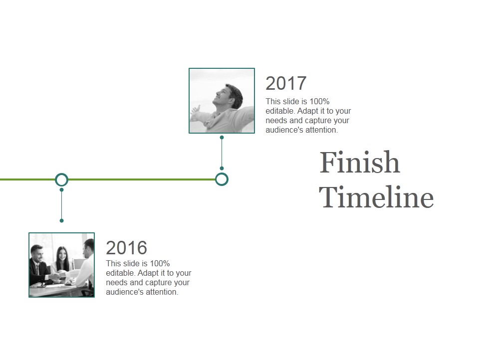 Finish Timeline Ppt PowerPoint Presentation Deck