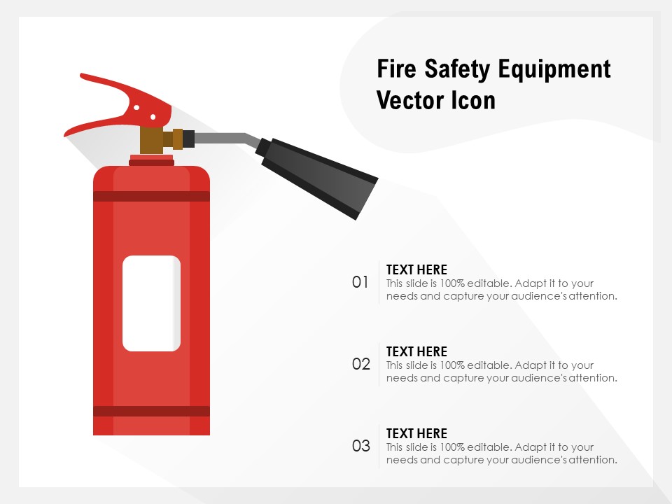 Fire Safety Equipment Vector Icon Ppt PowerPoint Presentation Styles Template PDF