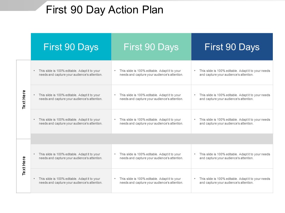First 90 Day Action Plan Ppt PowerPoint Presentation File Introduction