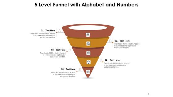 Five Level Funnel Diagram Interest Evaluation Sales Ppt PowerPoint Presentation Complete Deck