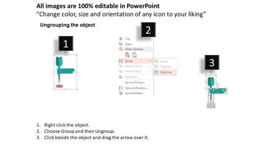 Five Options Darts On Target Powerpoint Template