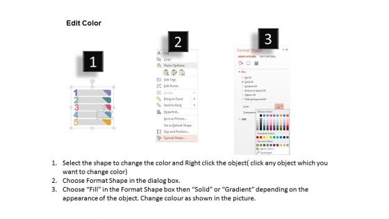 Five Step Infographic In Numeric Order Powerpoint Templates