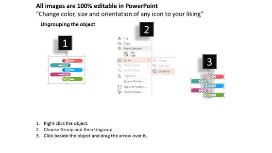 Five Steps Of Global Business Management Powerpoint Templates