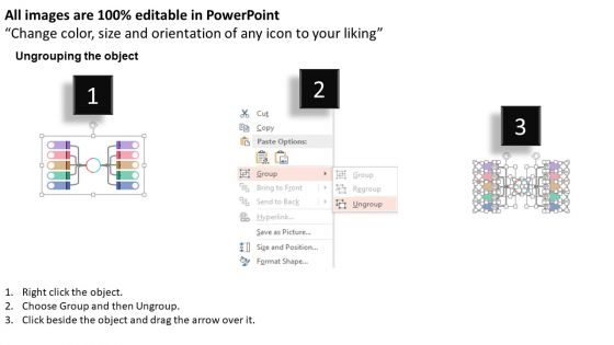 Five Tags Infographic Around Team Powerpoint Templates