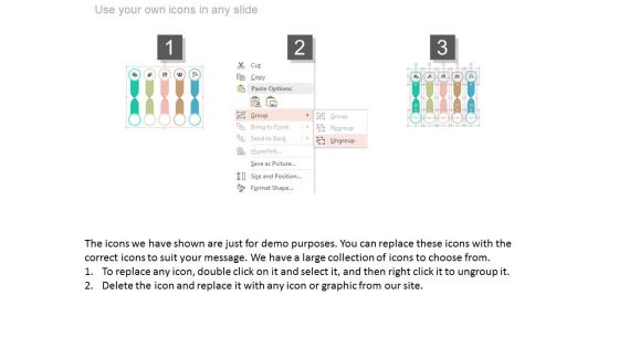 Five Twisted Tags For Option Pricing Powerpoint Template