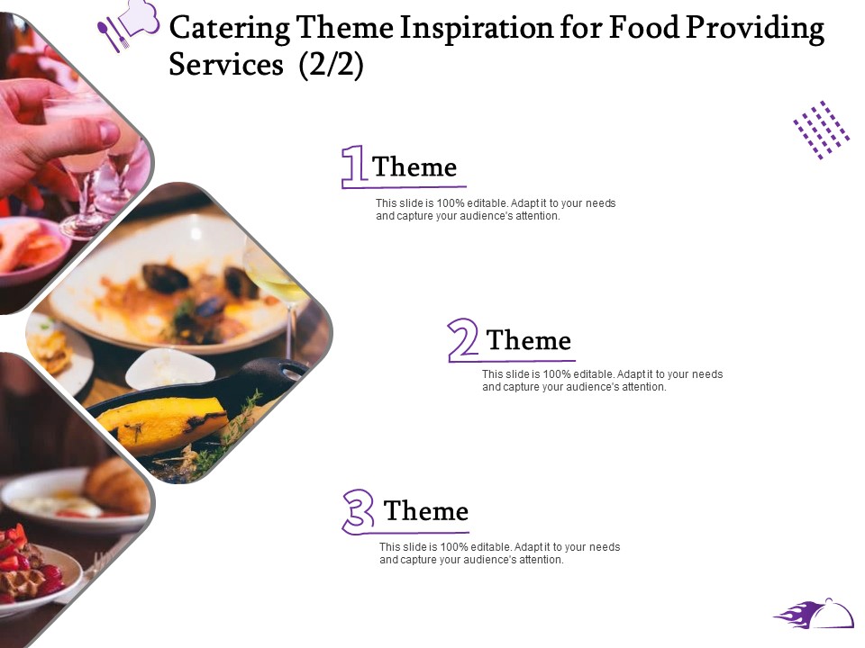 Food Providing Services Catering Theme Inspiration For Food Providing Services Theme Formats PDF