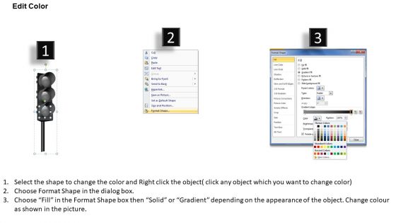 Forbidden Traffic Light PowerPoint Slides And Ppt Diagram Templates