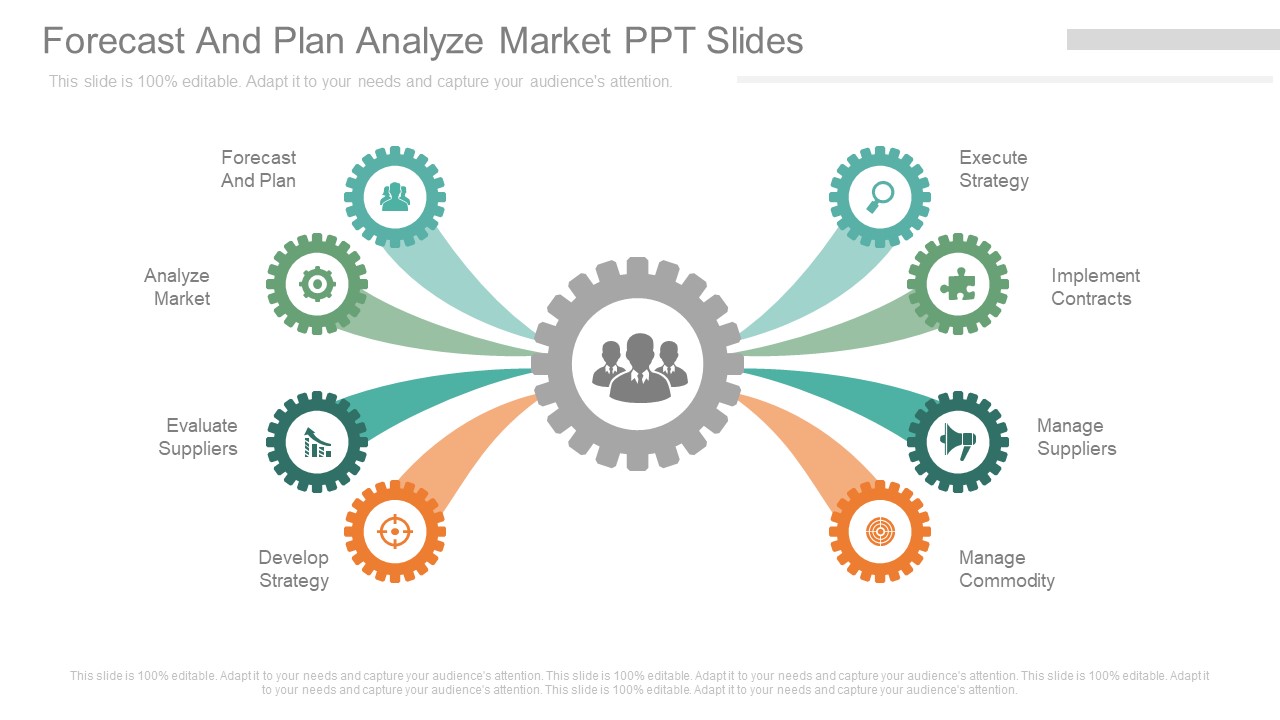 Forecast And Plan Analyze Market Ppt Slides
