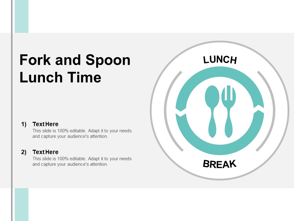 Fork And Spoon Lunch Time Ppt PowerPoint Presentation Infographics Design Templates