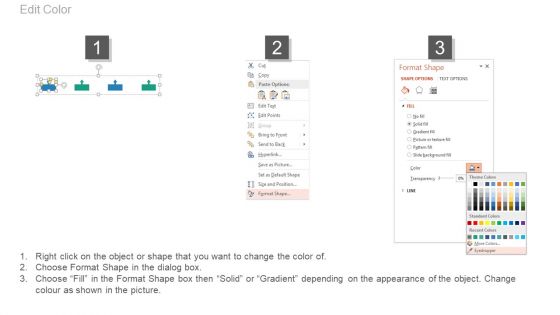 Four Linear Arrows Timeline For Business Agenda Powerpoint Slides