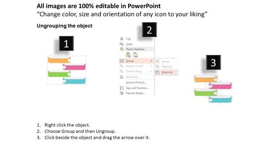 Four Numeric Banners Infographic PowerPoint Template