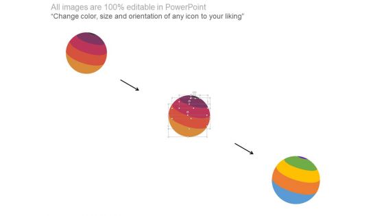 Four Parts Circle Chart With Percentage Ratio Powerpoint Slides