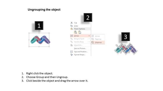 Four Steps Layout For Strategy And Success Powerpoint Template