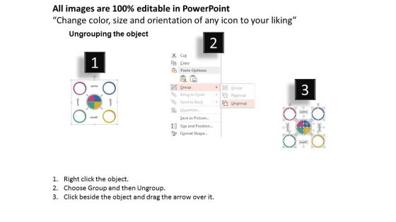 Four Steps Of Formal Communication Powerpoint Template