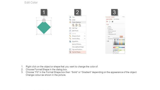 Four Steps Of Innovative Business Process Powerpoint Template