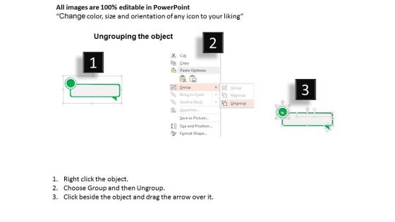 Four Steps Of Planning And Development Process Powerpoint Template
