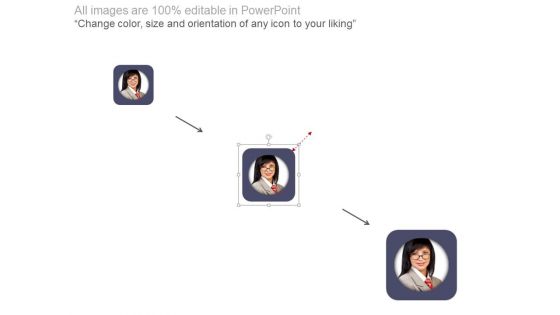 Four Team Members With Profile Details Powerpoint Slides