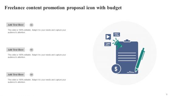 Freelance Content Promotion Proposal Ppt PowerPoint Presentation Complete Deck With Slides
