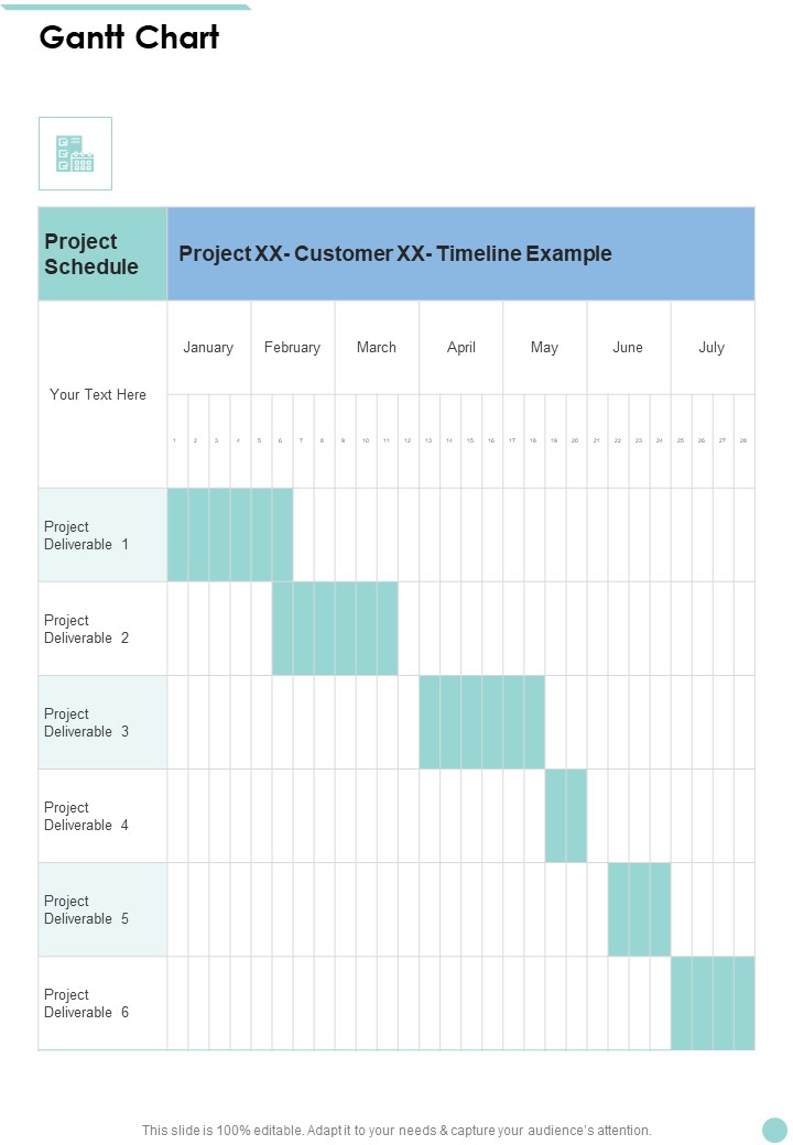 Freelance Proposal For Brand Publishing Gantt Chart One Pager Sample Example Document
