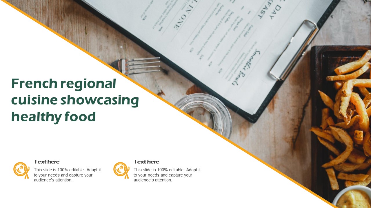 French Regional Cuisine Showcasing Healthy Food Background PDF