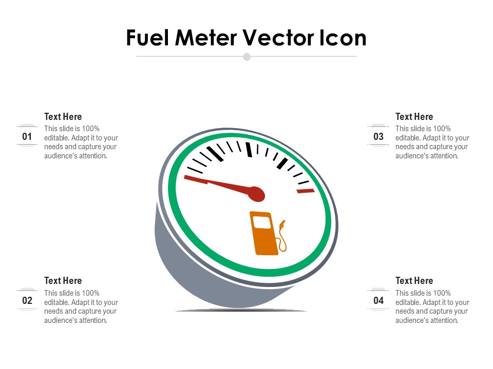 Fuel Meter Vector Icon Ppt PowerPoint Presentation Professional Examples PDF