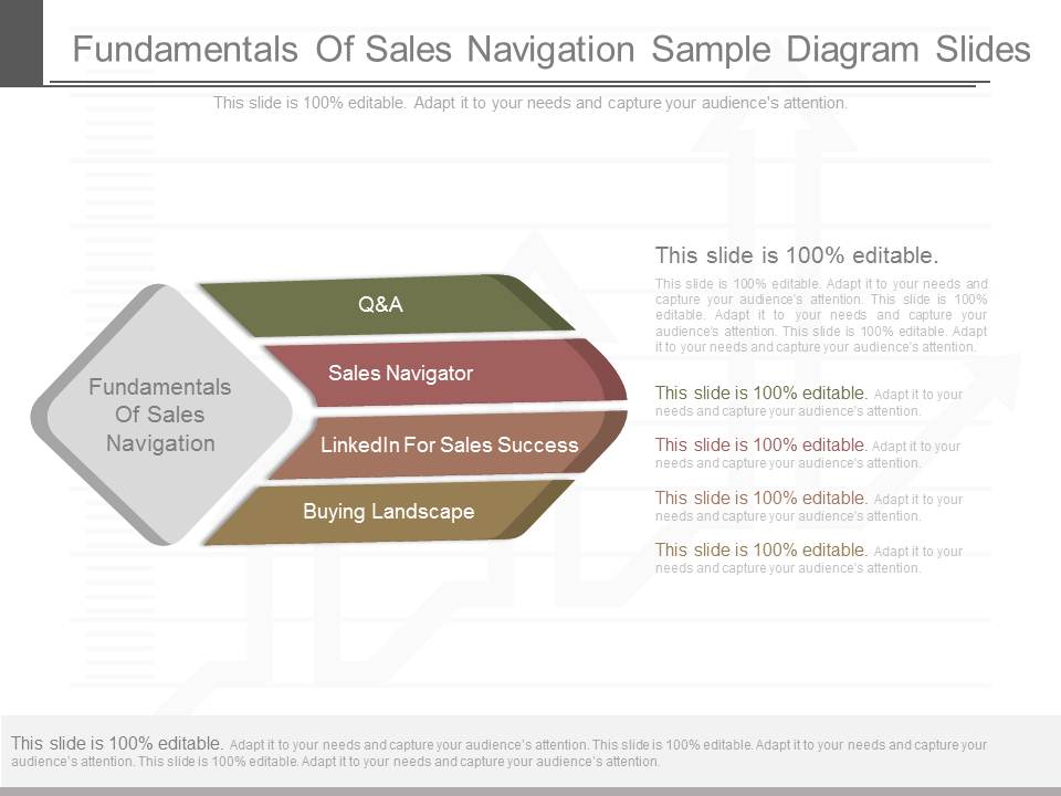 Fundamentals Of Sales Navigation Sample Diagram Slides