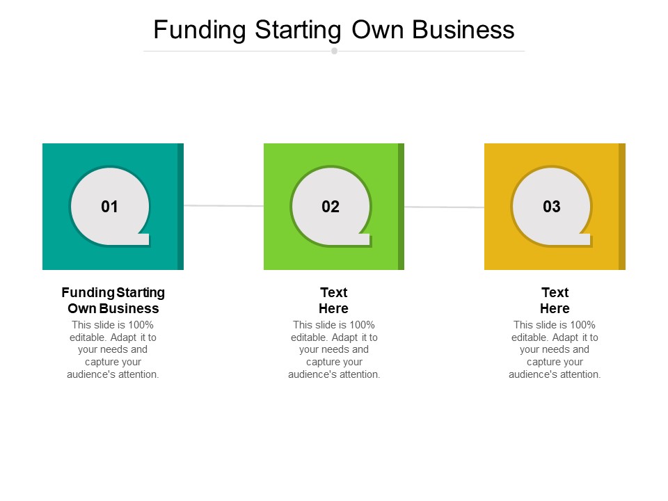 Funding Starting Own Business Ppt PowerPoint Presentation Infographics Structure Cpb