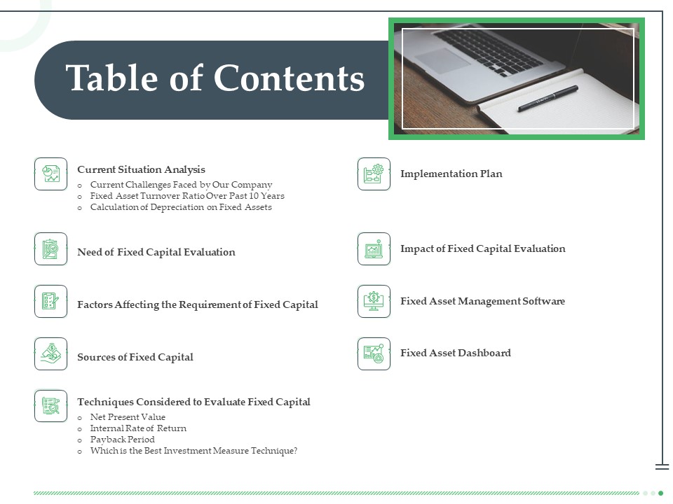 Funds Requisite Evaluation Table Of Contents Rules PDF
