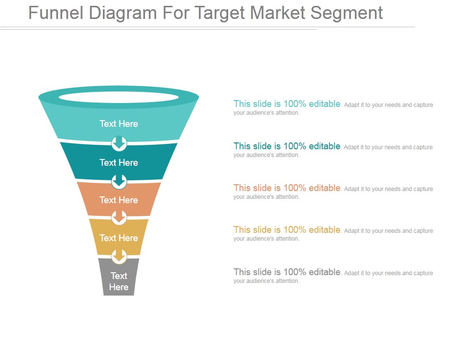 Funnel Diagram For Target Market Segment Ppt PowerPoint Presentation Templates