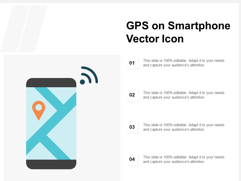 GPS On Smartphone Vector Icon Ppt PowerPoint Presentation Summary Sample