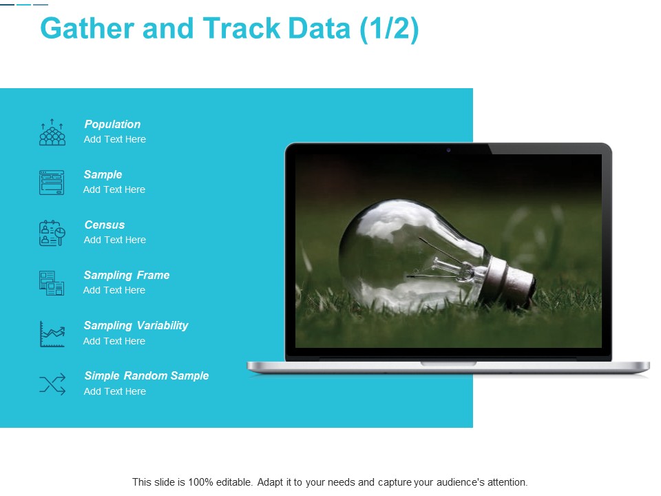 Gather And Track Data Marketing Ppt Powerpoint Presentation Templates