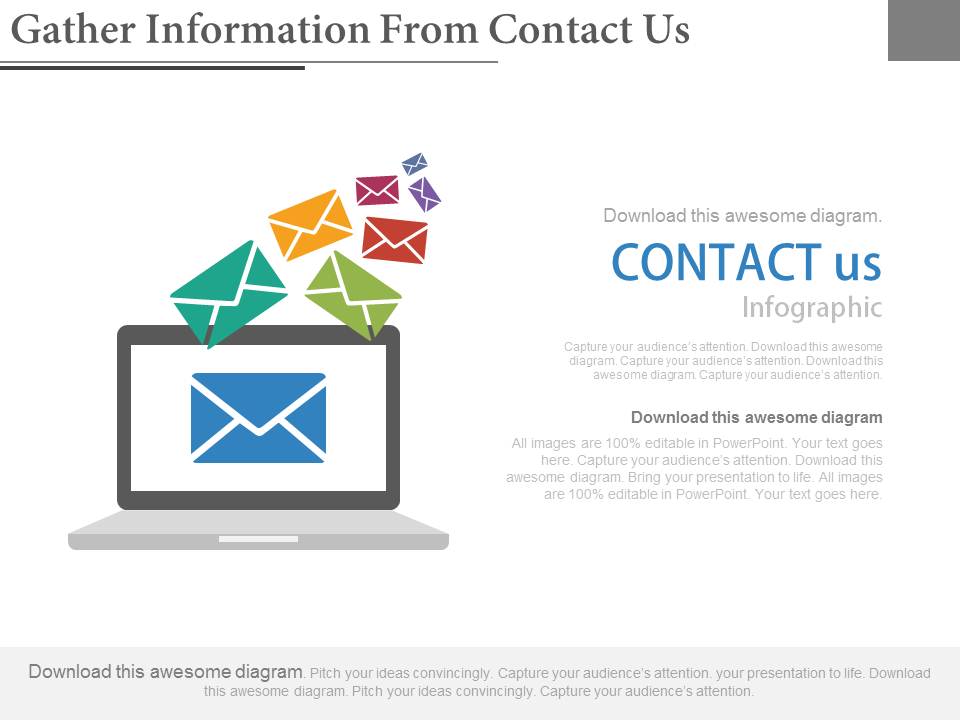 Gather Information From Contact Us Ppt Slides