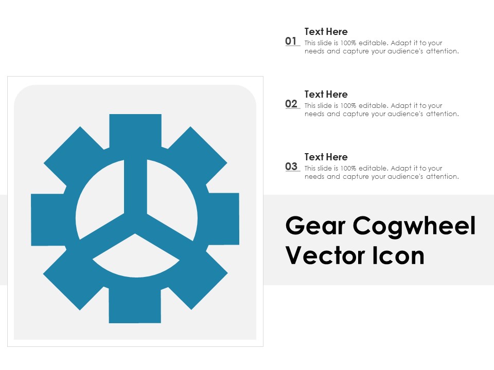 Gear Cogwheel Vector Icon Ppt PowerPoint Presentation Outline Brochure PDF