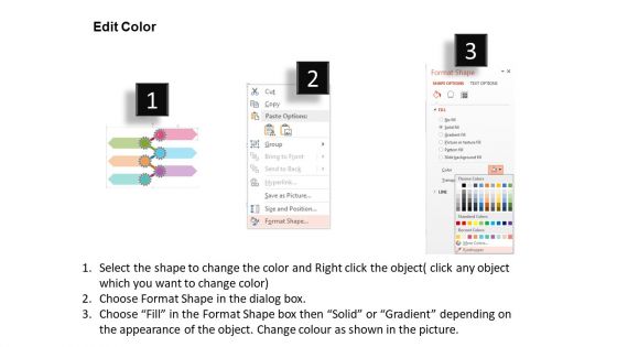Gears Tags Infographic Diagram Powerpoint Template