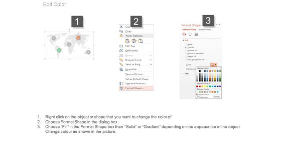 Geographical Segmentation Gender Ratio Chart Ppt Slides