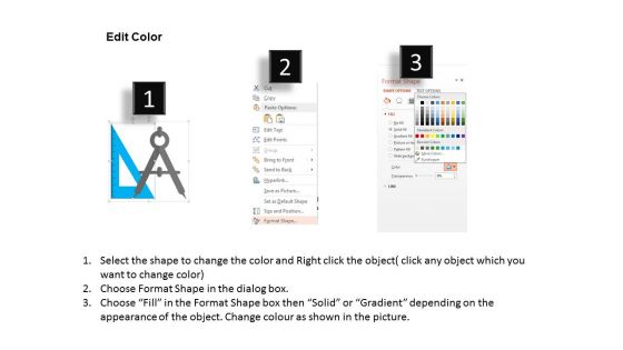 Geometric Tools For Mathematics Powerpoint Templates