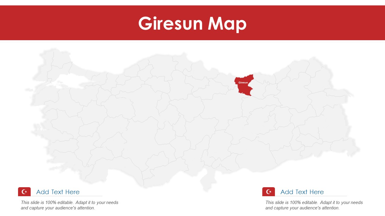 Giresun Map PowerPoint Presentation PPT Template PDF