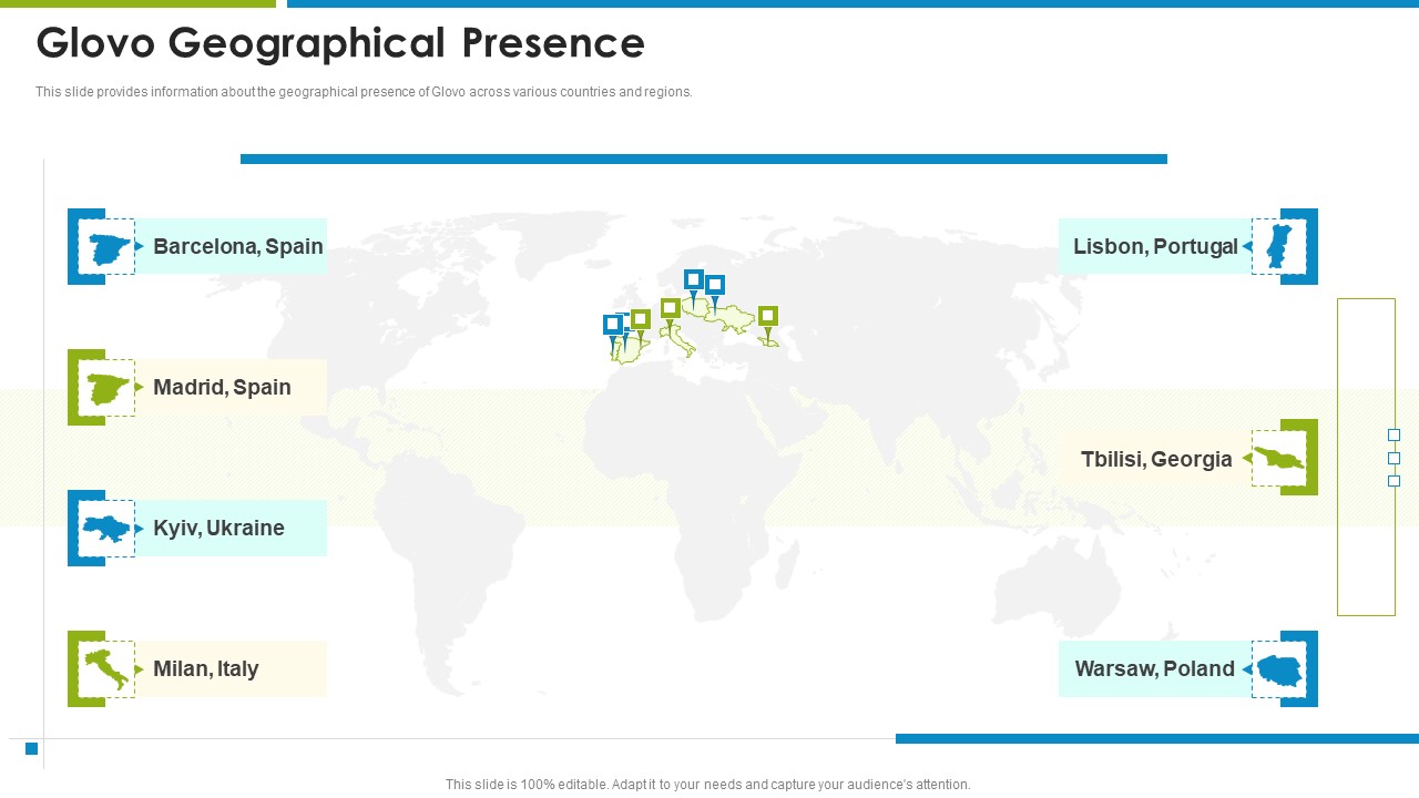 Glovo Courier Service Investor Glovo Geographical Presence Mockup PDF
