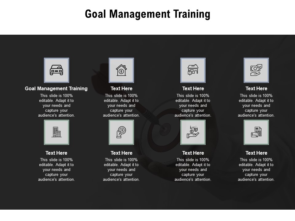 Goal Management Training Ppt PowerPoint Presentation Professional Example File Cpb Pdf
